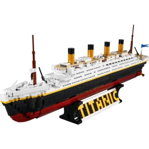 1333Pcs Educational Building Blocks Toys For Kids 6Years DIY Birthday Holiday Present SY0400 Cruise Ship Model Small Bricks