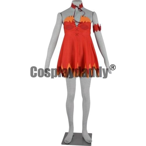 Amagi Brilliant Park Amagi Buririanto Paku Salama Sarama Cosplay Costume E001