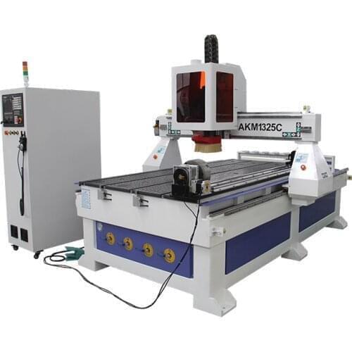 China good manufacture 1325 atc cnc router device 10pcs with rotary 2500*1300mm