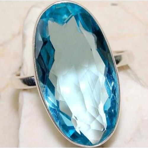 Fashion Jewelry Oval Cut Zircon Party Rings Wedding Engagement Gifts Ring Set for Women