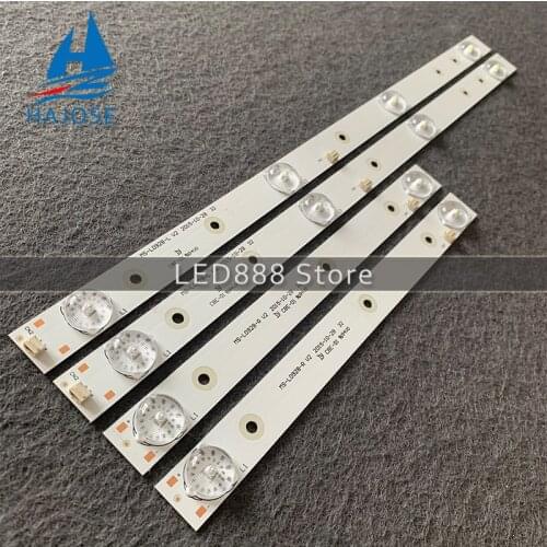 New 5set=20 pcs LED Backlight strip for akai AKTV3221 32LED38P JS-D-JP3220-041EC E32F2000 D32-0A35 MS-L0928-R L V2 HV320WHB-N80