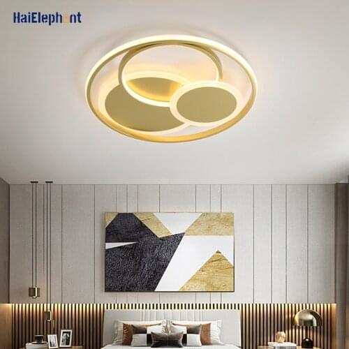 New Modern LED Chandeliers Lights Dining Living Room Bedroom Kitchen Apartments Round Lamps Indoor Home Deco Lighting Fixtures