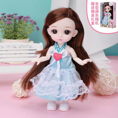 17cm Bjd Doll Clothes High-end Dress Up Can Dress Up Fashion Doll Clothes Skirt Suit Best Gifts for Children DIY Girls Toys