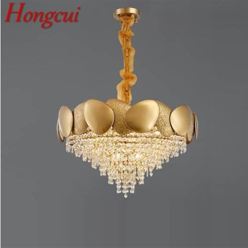 Hongcui Chandelier Creative Pendant Lamp Fixtures Postmodern LED Gold Light for Home Living Dining Room