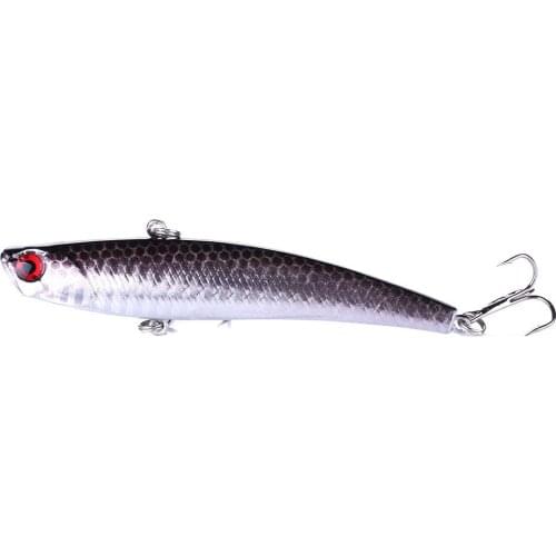 6Pcs VIB Bait 9.5cm 26g Winter Sea Sinking Vibration Hard Fishing Lure 6 Colors Diving Jig Wobbler Crankbait