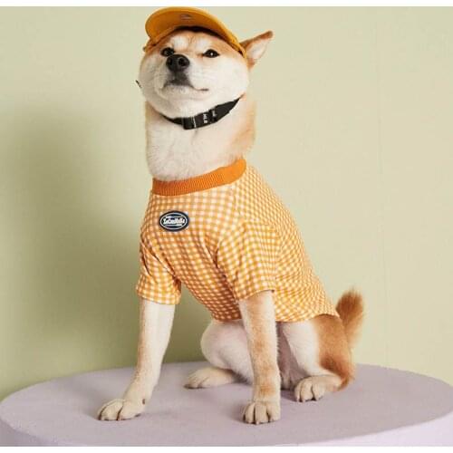 Candy Color Dog Clothes Plaid Puppy Pet Shirt Clothing For Small Medium Dogs Costume Summer Pets Dogs Clothing Ropa Perro York
