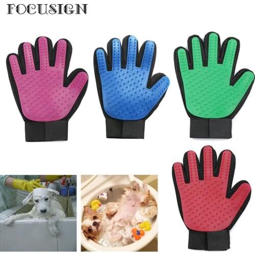 Dog Brush Pet Hair Glove Cat comb Cleaning Brush Pet Dogs Supplies Cat brush gloves hair dog massage grooming Cleaning Product