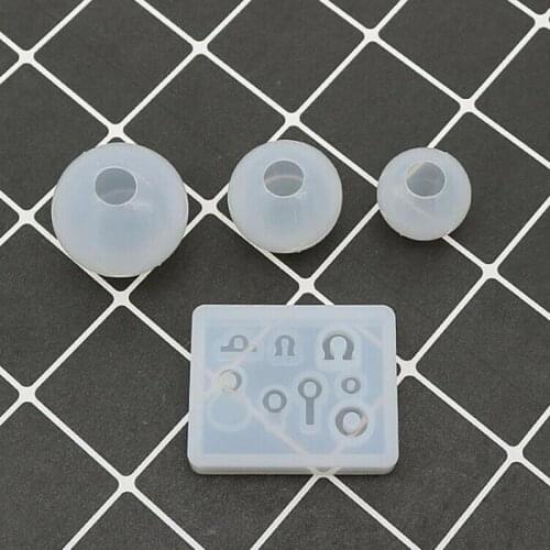 Silicone Ball Mold Pendant Epoxy Resin Casting Mold Set DIY Jewelry Making Craft Fashion Jewelry Accessories