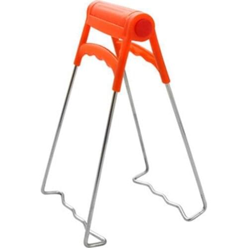 1PC Steel Foldable Hot Dish Plate Bowl Clip Pots Gripper Lifting Holder Clamp Tongs Tools Crockery Kitchen Holder Claw H3U0