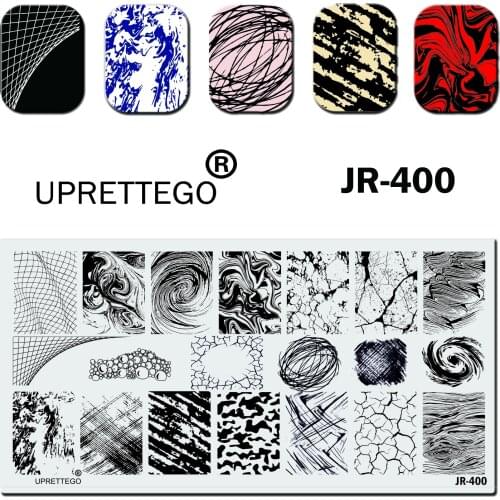 2021 Stainless Steel Stamping Plate Template Greece Statue Vintage Ornaments Chinese Painting Text Wood Fish Pattern JR391-400