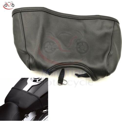 Fuel Tank Bra Oil Tank Cover Knee Grip Protector For Harley Dyna Street Bob FXDB 07-17 Wide Glide FXDWG 04-17 Fat Bob FXDF 08-17