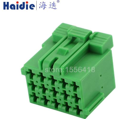 Free shipping 2sets 15pin tyco plastic housing plug 15p wire harness cable unsealed connector 1-967623-2