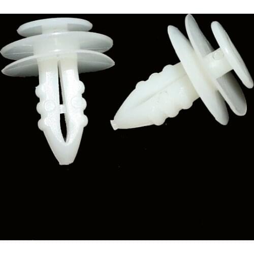 100Pcs Car Door Trim Clips Fastener Plastic Rivets For Peugeot 307 206 207 408 308 508 3008