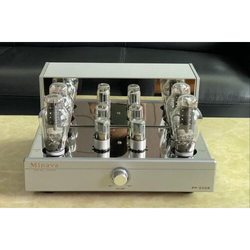 2021 NEWest Minava Audio 300B tube push-pull tube amplifier 32W+32W (300B combined machine power amplifier + pure post stage)