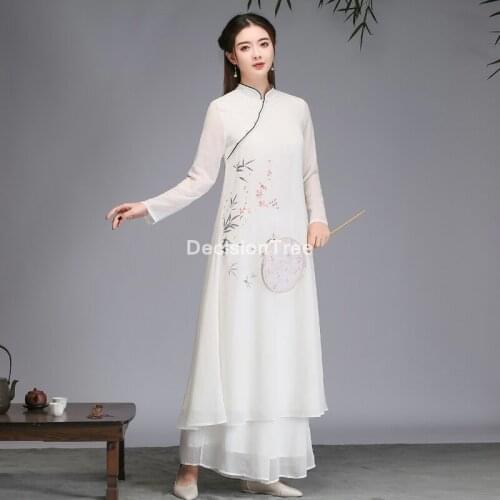 2021 women lace qipao classic bridesmaid wedding dress gowns vintage improved satin dresses formal oriental chongsam dress qipao