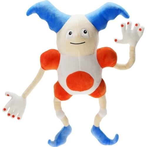 30cm Anime Pokemon Mr. Mime Plush Toys Soft Stuffed Animals Cartoon Doll Birthday Gifts For Children