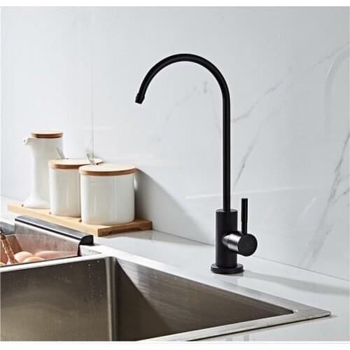 360 Single Handle Single Hole Kitchen Faucet Mixers Sink Tap Wall Kitchen Faucet Modern Hot and Cold Water 304 Stainless Steel