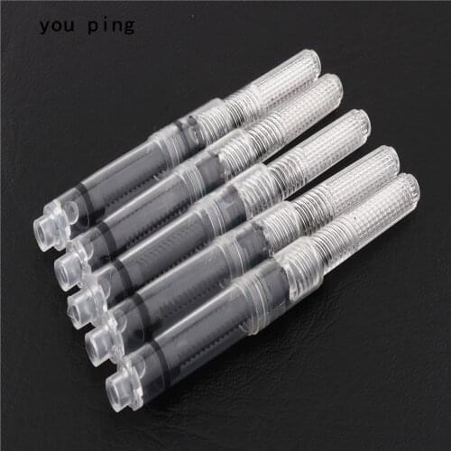 High quality 5pcs White k ink Converter Fountain Pen New