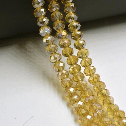 AA+ Quality 4MM 140piece/lot Candy Color Round Faceted Glass String Beads Crystal Rondelles White/Black/Red/Green/Yello