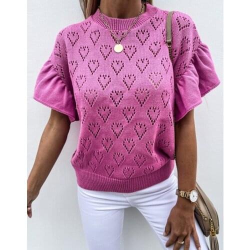 Ang fou Women's Knitted T-shirts
