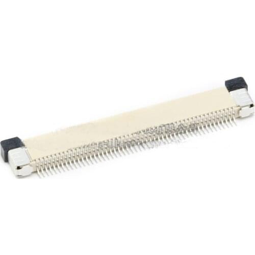Free shipping 20pc FFC/FPC 50P 0.5mm Pitch Cable socke Flat Connector top Contact 50PIN