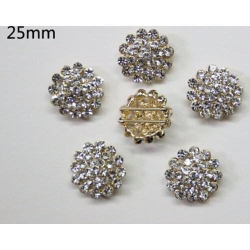 Free Shipping Wholesale 40pcs/lot 25mm Rhinestone Buckle for Invitation Flip Flops Buckle Hair Accessories Shoe buckle RB200