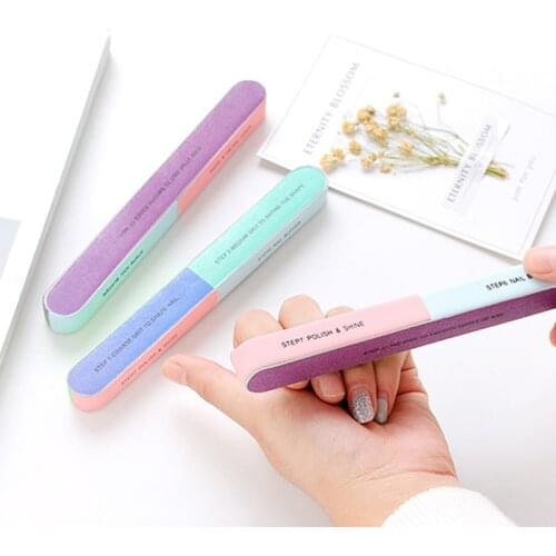 Nail Buffer Block Sponge File Manicure Pedicure Sanding Nail Art Tools Professional Printing UV Gel Polishing Buffer Block