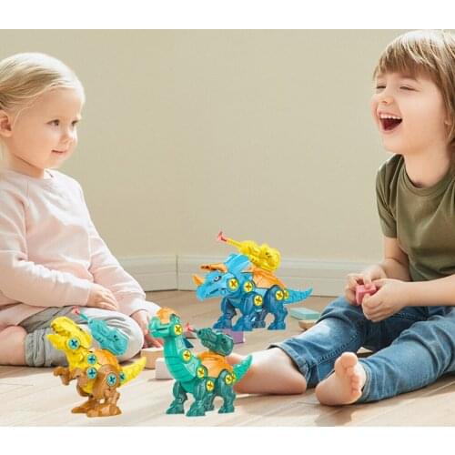 DIY Disassembly Assembly Take Apart Dinosaur Toy Set Toys Children Kids