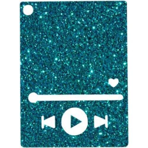 DIY Crafts Polymer Super Glossy Epoxy Resin Player Mold Keychain Silicone Mould E56C