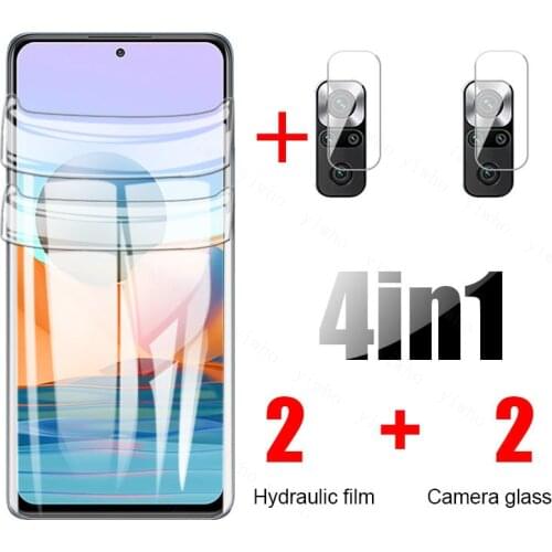 Hydrogel Film for Xiaomi Redmi Note 10S Screen Protector Note10 10 Pro Max Note 9 9s 9Pro Note10S Protective Glass Camera Lens