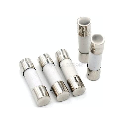 10PCS 5*20mm Fast blow Ceramic Fuse 5x20mm 250V 0.1A 0.25A 0.5A 1A 1.5A 2A 2.5A 3A 3.15A 4A 5A 6A 6.3A 8A 10A 15A 16A 20A 25A30A