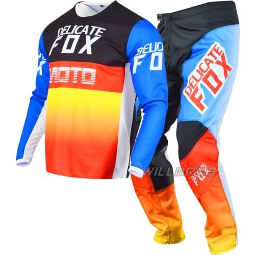 Mountain Bicycle Racing Kits 2020 Delicate Fox 180 Fyce Jersey Pants Motorcycle Motocross Scooter Street Moto Suit