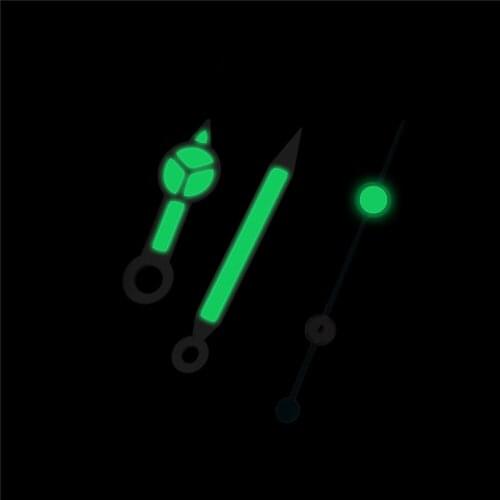 Watch Hands Kit Luminous Watch Hands Repair Parts for MingZhu 2813 3804 Watch for Miyota 8215 8205 Series Mechanical Movement