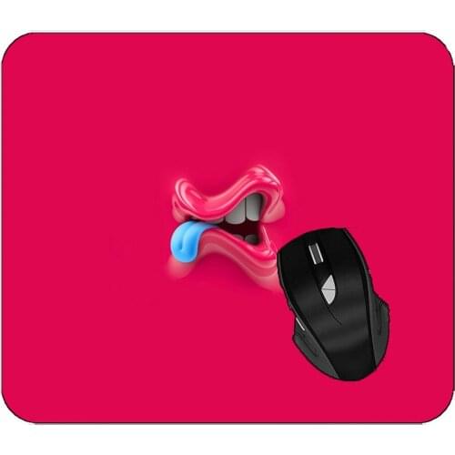 Mousepads Mouth Tongue Pink Mouse Mat