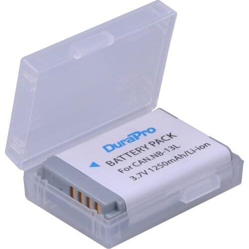 DuraPro 1pc NB-13L NB 13L NB13L Camera Li-ion Battery for Canon PowerShot G5 X G5X G7 X G7X G7 X Mark II G9 X G9X Camera Bateria