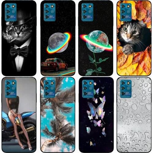 Fashion Soft silicone TPU Back Cover For ZTE Blade V30 Vita Phone Funda Case For ZTE V2022 4G Cute Cartoon Case