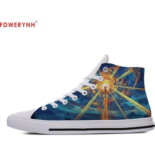 Mens Casual Shoes Cartoon Nezha Nalakuvara Breathable Male Tenis Masculino Zapatos Hombre Sapatos Outdoor Custom Shoes