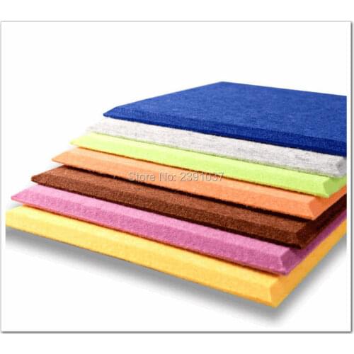 New 8pcs big size 120*60cm Polyester Material Acoustic Panels/ Polyester Material/ Soundproof Panels boards Home decorative EMS