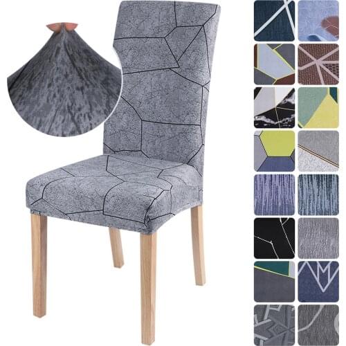 Dining Chair Cover Elastic Stretch Removable Slipcovers Protector Anti-Dust Furniture Decor For Wedding Banquet Party 1/2/4/6pcs