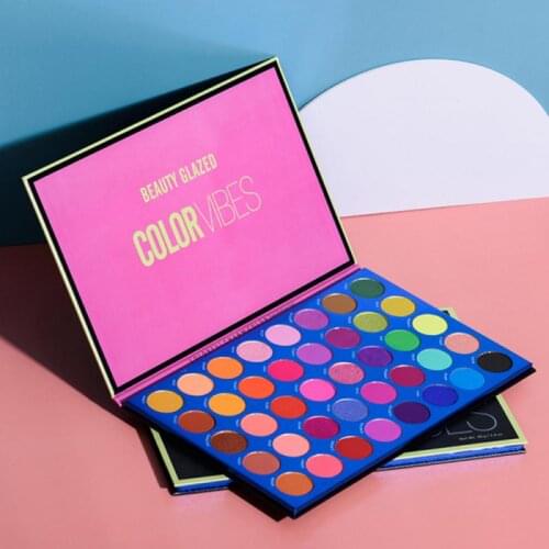 40/30 Colors Eye Shadow Palette Waterproof Long-lasting Eyeshadow Easy to Apply Shiny Eyes Makeup Glitter Shimmer Metallic TSLM1