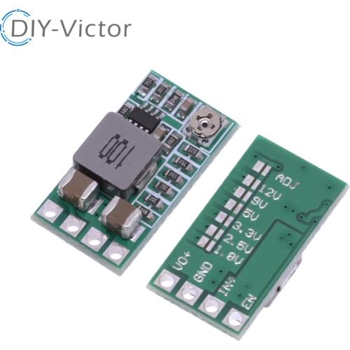 5PCS/LOT Mini DC-DC 12-24V To 5V 3A Step Down Power Supply Module Buck Converter Adjustable Efficiency 97.5