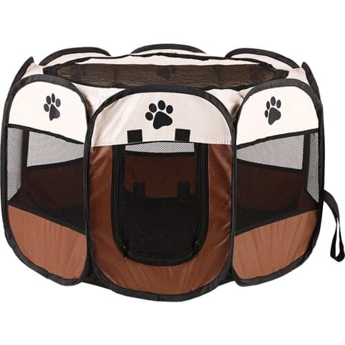 Portable Pet Playpen Scratch Resistant Pet Playpen Dog House for Pregnant or Injured Cat Foldable Pet Exercise Tents Dog Kennel