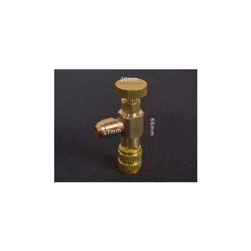 R410 A/C Safety Valve From R410 Female to R410 Male Brass adapter