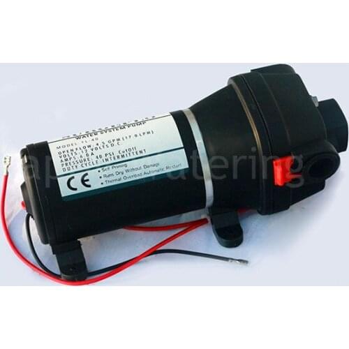 DC12V/24V 35W Self-Priming Diaphragm Water Pump 20M Lift Max High Pressure Water Pump