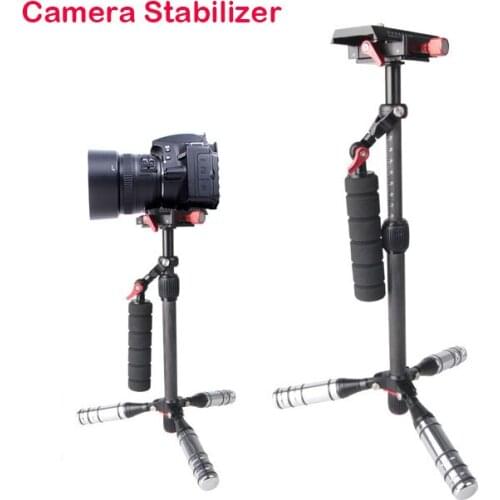 Carbon Fiber Super Light Handheld Video Stabilizer Camera Steadicam Stabilizer for Canon Nikon Sony Phone DSLR DV Three-axis