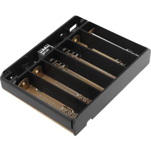 USB DC 12V Output 6x 18650 Batteries UPS DIY Power Bank Box Charger for Cellphone WiFi Router LED Light Security Camera