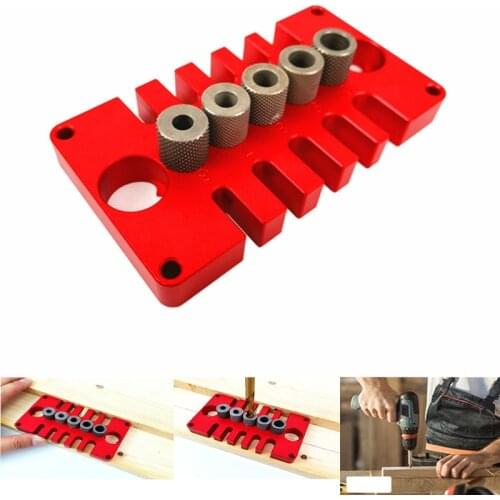 08650 woodworking 3 in 1 punch locator hole opener Pocket Hole Jig Tenon Hole Doweling Jig woodworking puncher