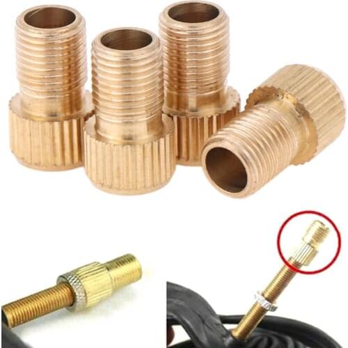 4Pcs/lot Converter Presta to Schrader Tube Pump Tool Converter Bicycle Bike Tire Valve Adapter Cycling Bicycle Pump Accessories