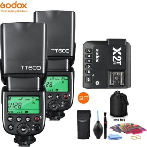 Godox TT600 2.4G Wireless GN60 Master/Slave Camera Flash Speedlite X2T trigger for Canon Nikon Sony Pentax Olympus Fuji Lumix