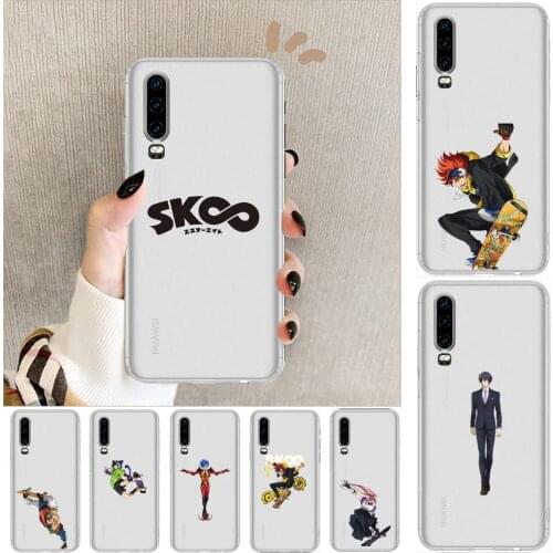 Sk8 The Infinity case Anime Transparent Phone Case For Huawei P40 P30 P20 P10 P9 P8 Lite E Pro Plus Etui Coque Painting Hoesjes